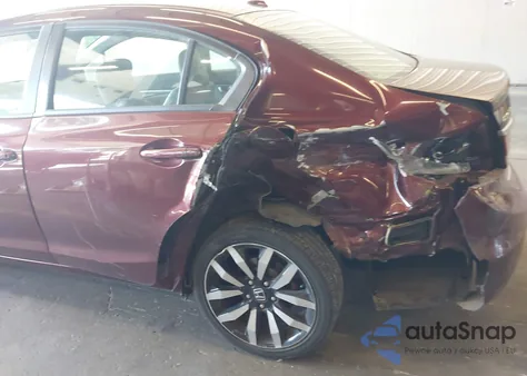 2015 Honda Civic Ex-L from USA, damaged, VIN 19XFB2F94FE218951